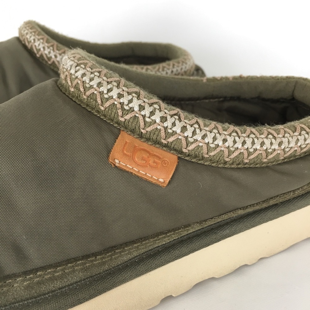 UGG Tasman Military Green Nylon Slipper Shoe Men’s Size 11 - Picture 6 of 13